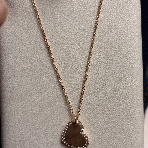 Gabriel & Co 14K Gold Diamond Heart Necklace 💎 Retail $1,025 - Picture 8 of 8